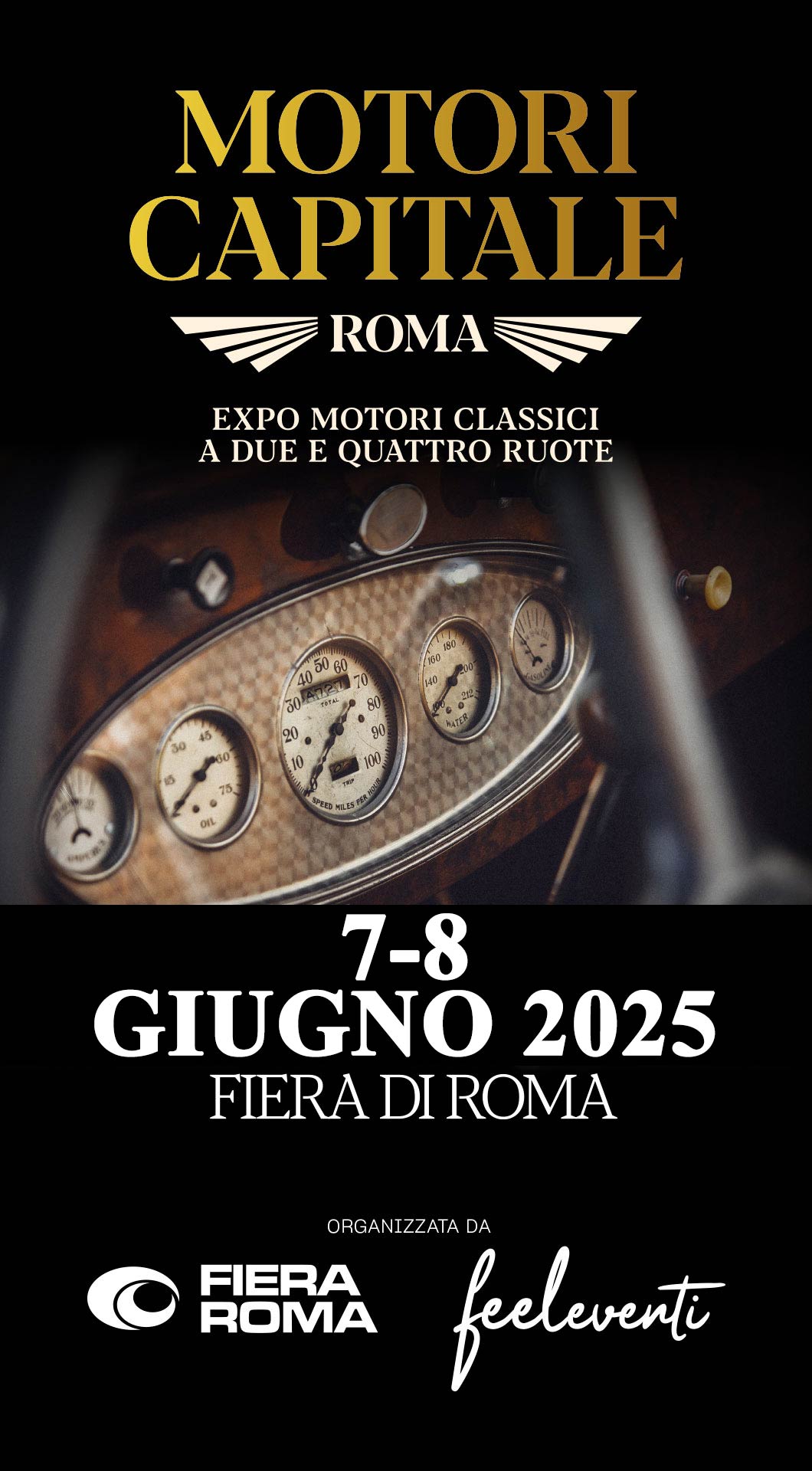 Copertina evento Motori capitale seconda edizione, 7-8 giugno 2025, Roma